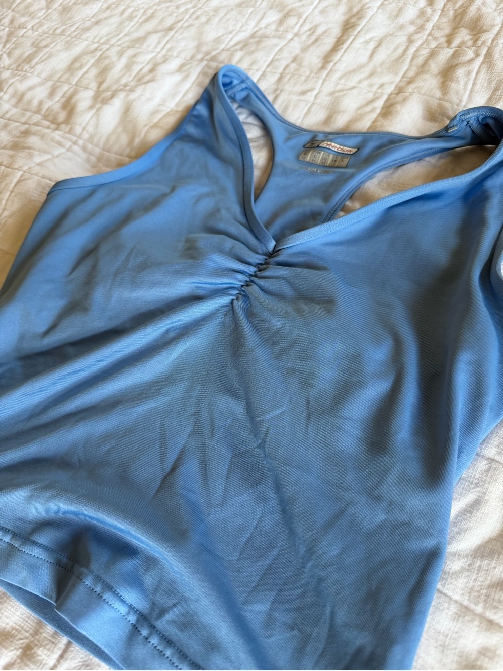 Reebok Light Blue Performance Racerback Tank - Picture 2 of 3
